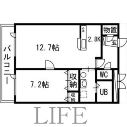 シャルパレットの物件間取画像